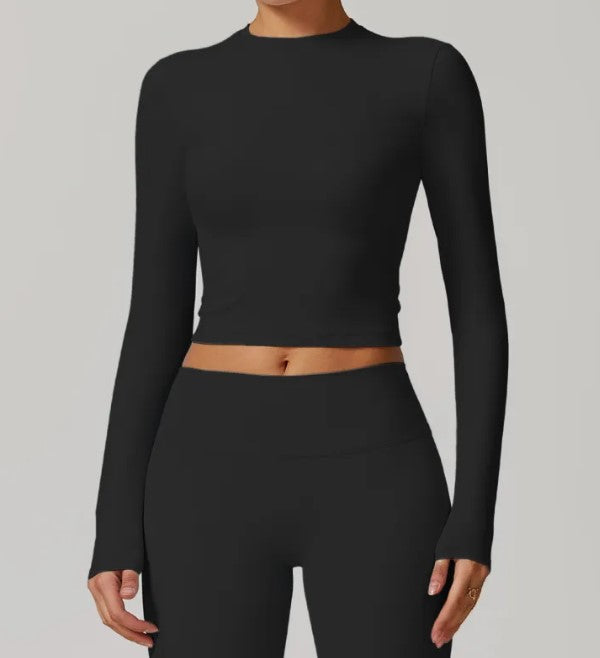Slim Fit Long Sleeve Yoga Wear