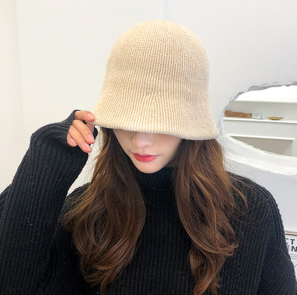Versatile Women's Chenille Fisherman's Knitting Hat