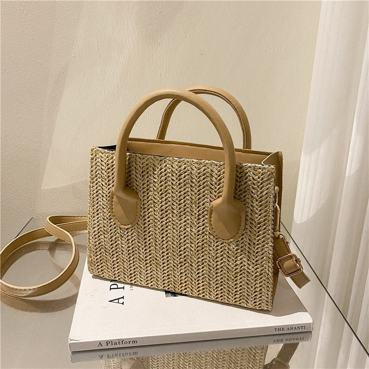 Women's Straw Single Shoulder Crossbody Handbag