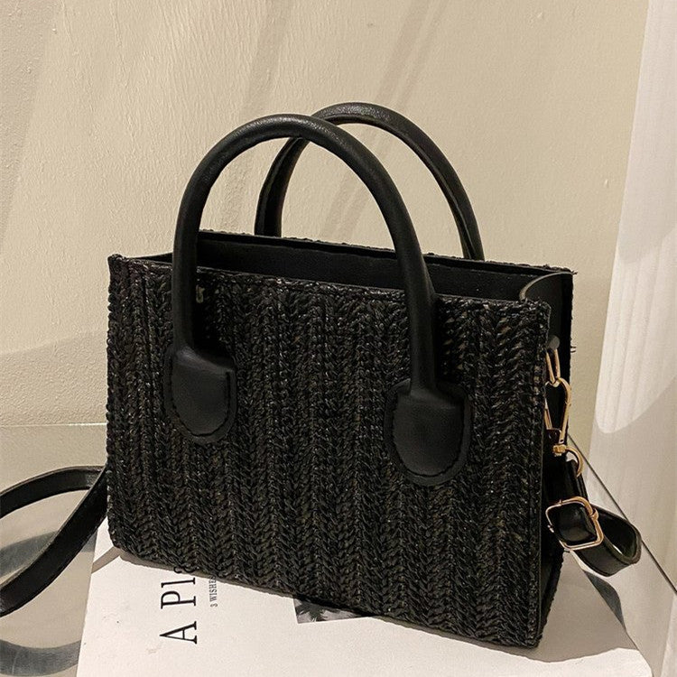 Women's Straw Single Shoulder Crossbody Handbag