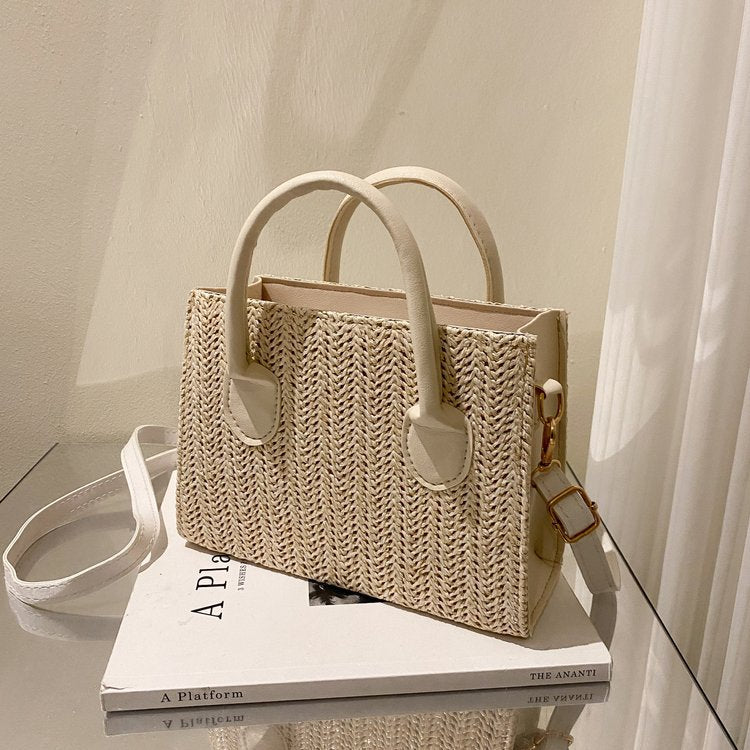 Women's Straw Single Shoulder Crossbody Handbag