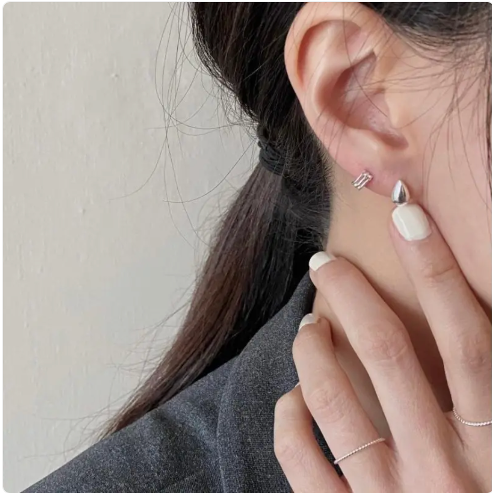 Minimalist Water Drop Earrings