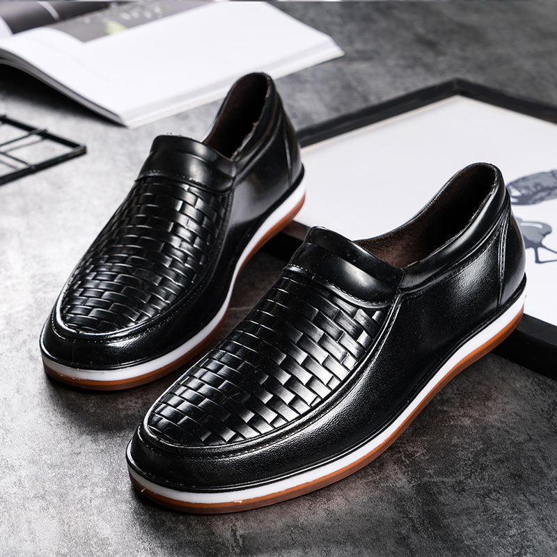 Men's Breathable Low Top Short Tube Rain Boots