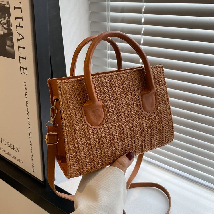 Women's Straw Single Shoulder Crossbody Handbag