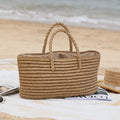 2024 Handmade Woven Straw Tote Bag for Women