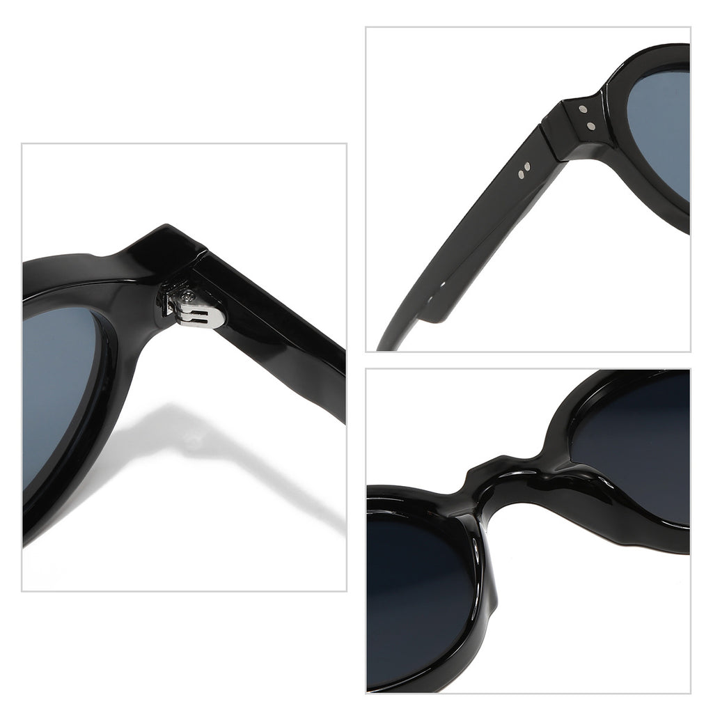 American Style Round Frame Sunglasses for Men & Women