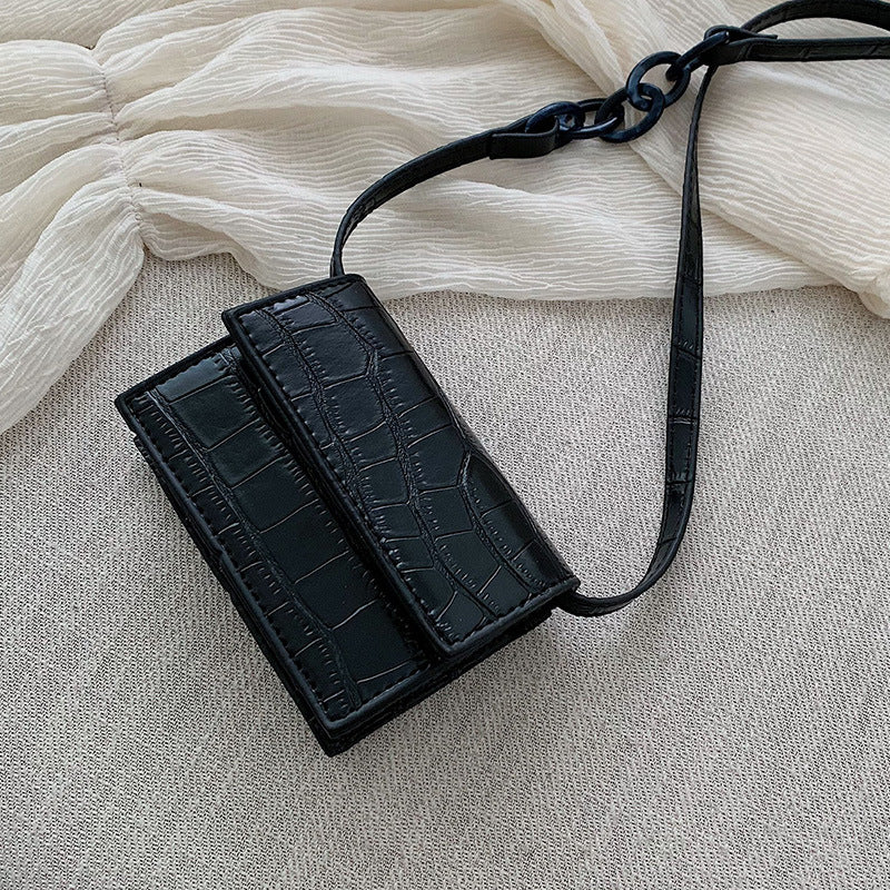 Crocodile Pattern Shoulder Crossbody Bag