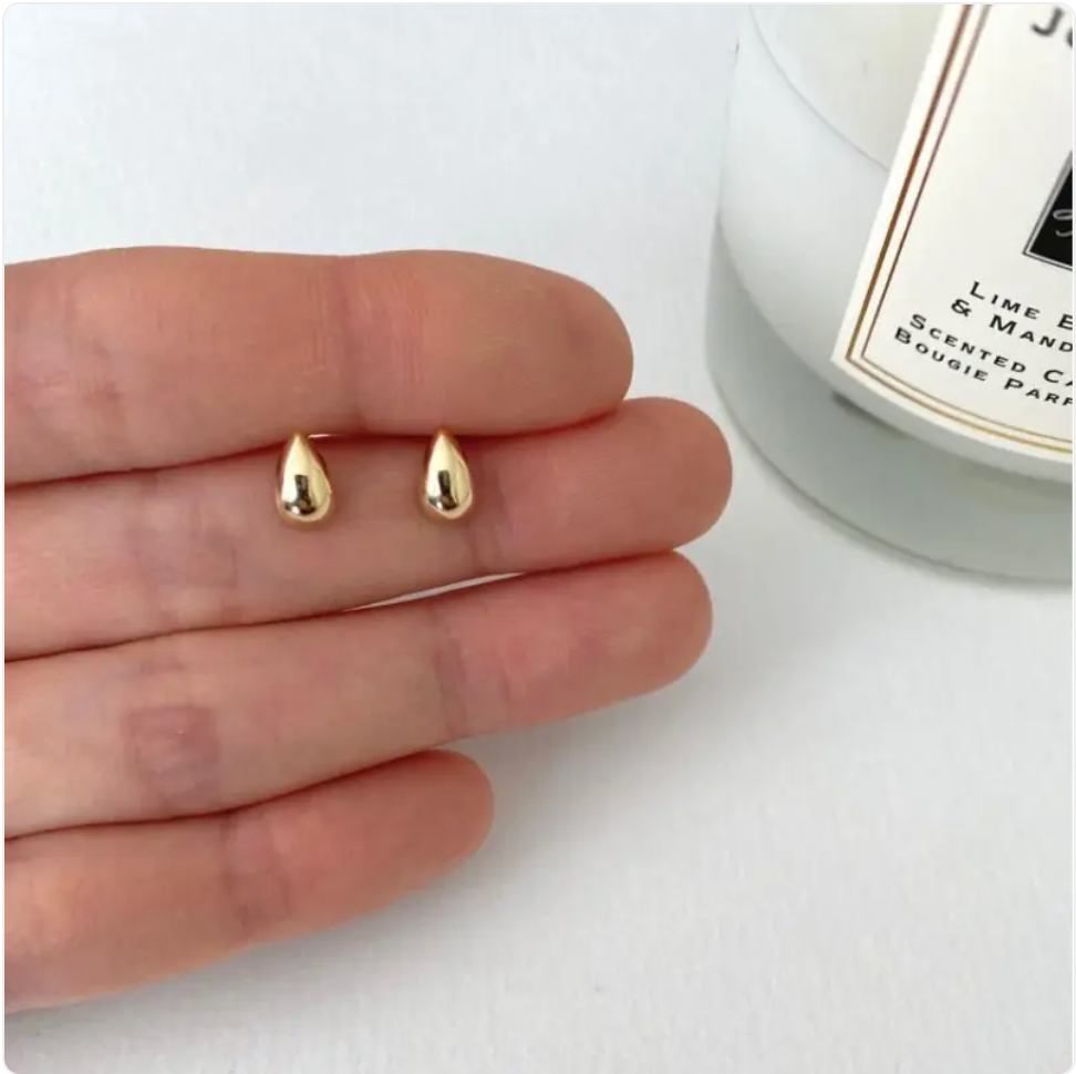 Minimalist Water Drop Earrings