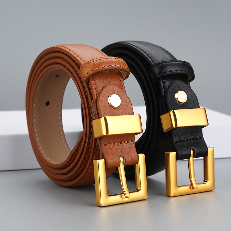 Women's Genuine Leather Fashion Decorative Belt