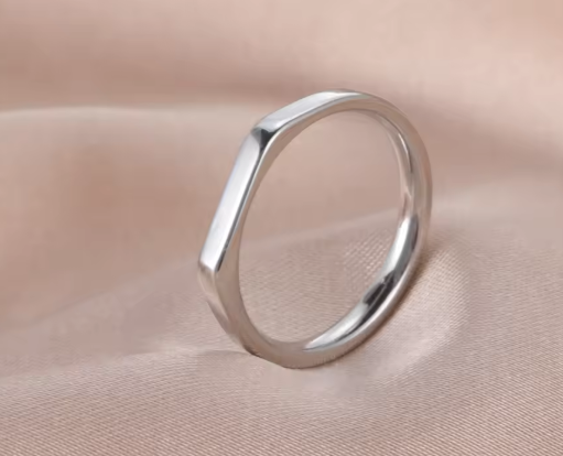 Trendy Steel Minimalist Ring