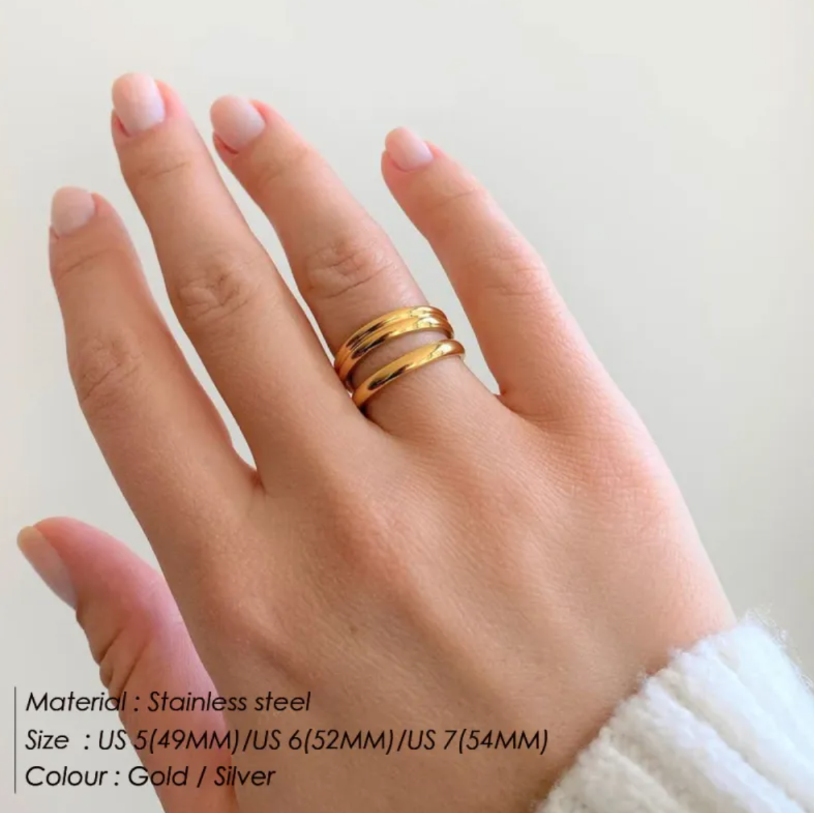 Stainless Steel Minimalist Ring