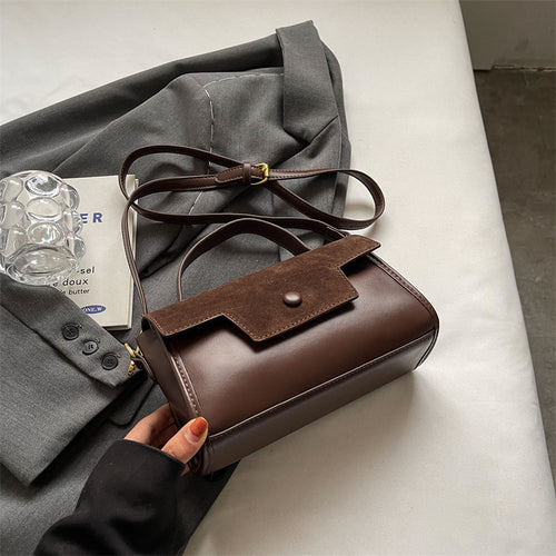 2023 Vintage Style Women's Suede Handbag and Crossbody