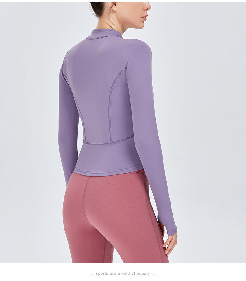 Women's Slim Fit Long Sleeve Yoga Jacket (Fall/Winter)