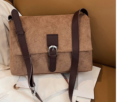 Vintage Nubuck Suede Women's Commuter Bag