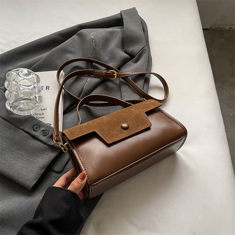 2023 Vintage Style Women's Suede Handbag and Crossbody
