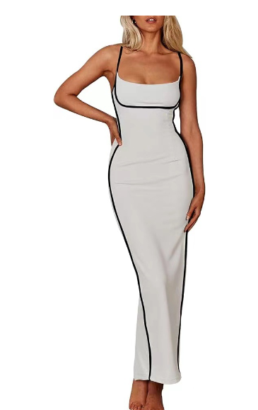 Women's Fashionable Color Block Dress
