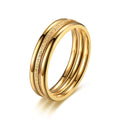 Light Luxury Stainless Steel Ring for Women by Suquan