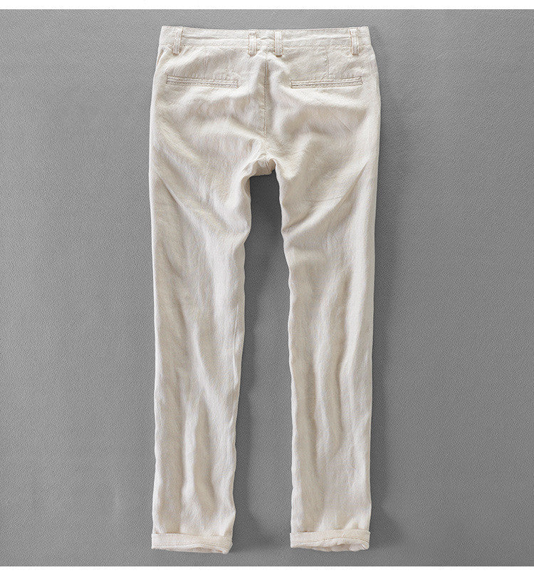 Linen Casual Long Trousers
