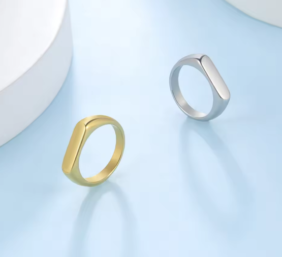 Trendy Steel Minimalist Ring