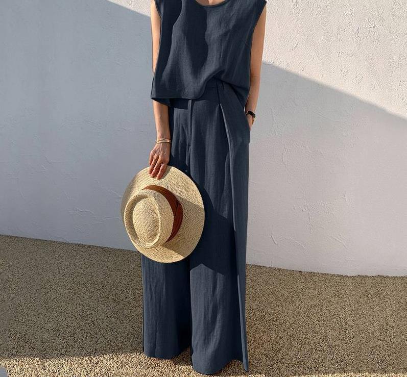 2023 Spring/Summer Women's Loose Two-Piece Set