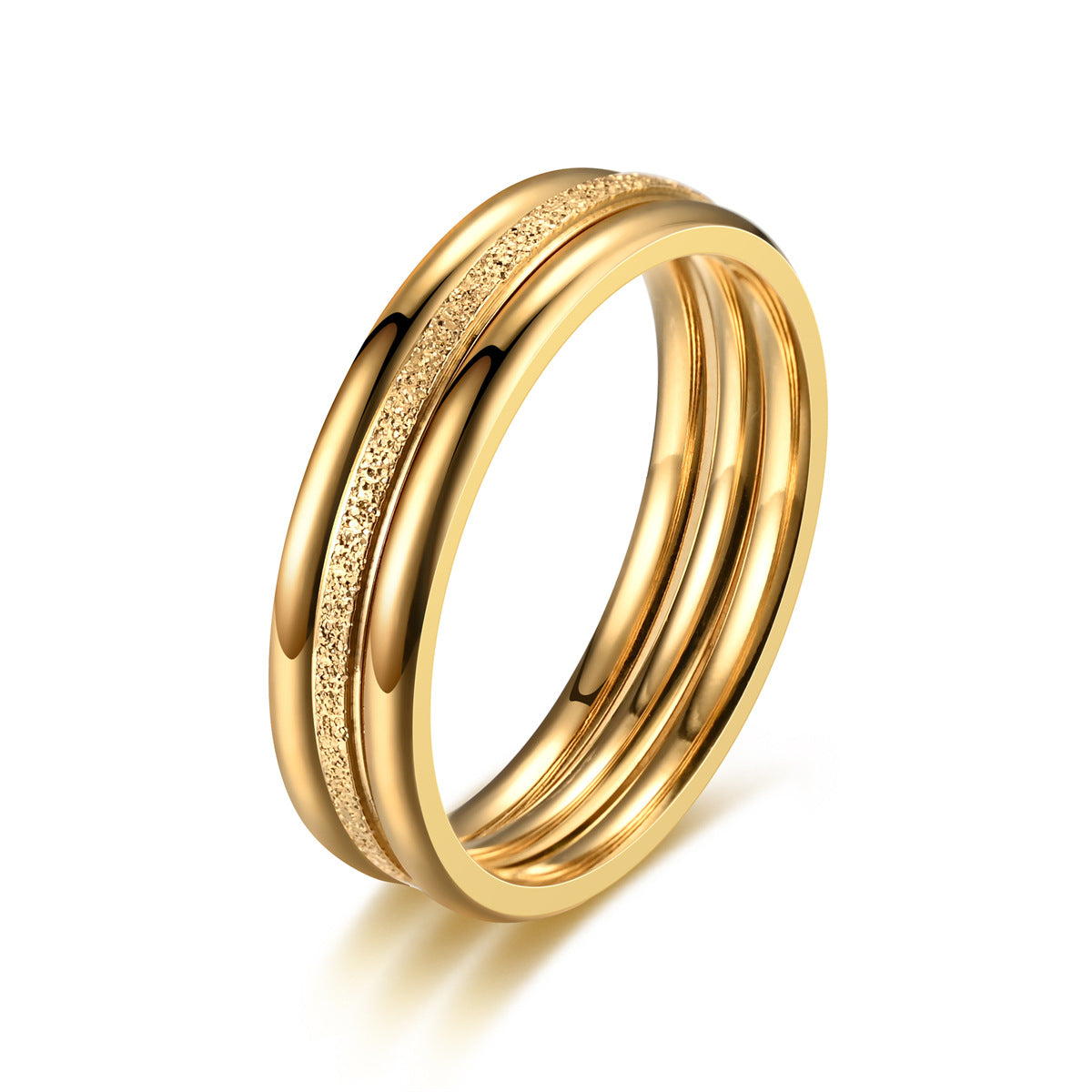 Light Luxury Stainless Steel Ring for Women by Suquan