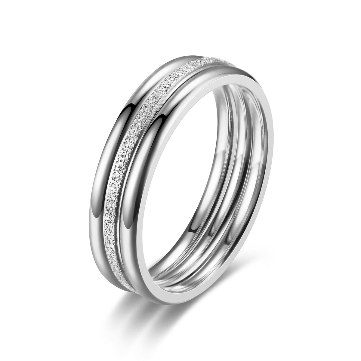 Light Luxury Stainless Steel Ring for Women by Suquan