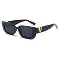 Fashionable Small Frame V Word Sunglasses for Women